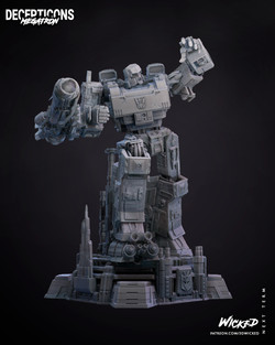 Wicked - Megatron (Bust + Sculpture)/Sculpture/WICKED - Megatron Statue 461.33mm (images)/220223 Wicked - Megatron Sculpture images 006.png