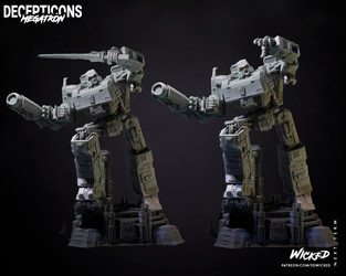 Wicked - Megatron (Bust + Sculpture)/Sculpture/WICKED - Megatron Statue 461.33mm (images)/220223 Wicked - Megatron Sculpture images 002.png